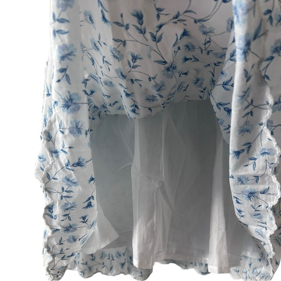 Simply Southern - NWT Blue & White Floral Mini Dress Size Medium - Picture 6 of 12